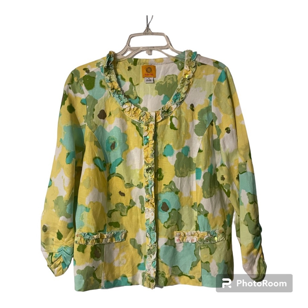 Ruby Rd. linen jacket - size 12